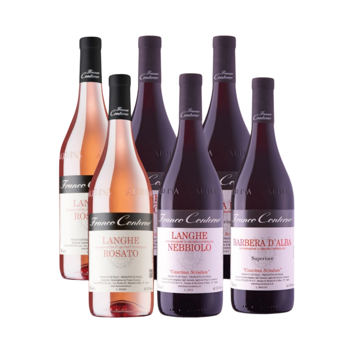 Franco Conterno - Maistelulaatikko - kolme eri viiniä