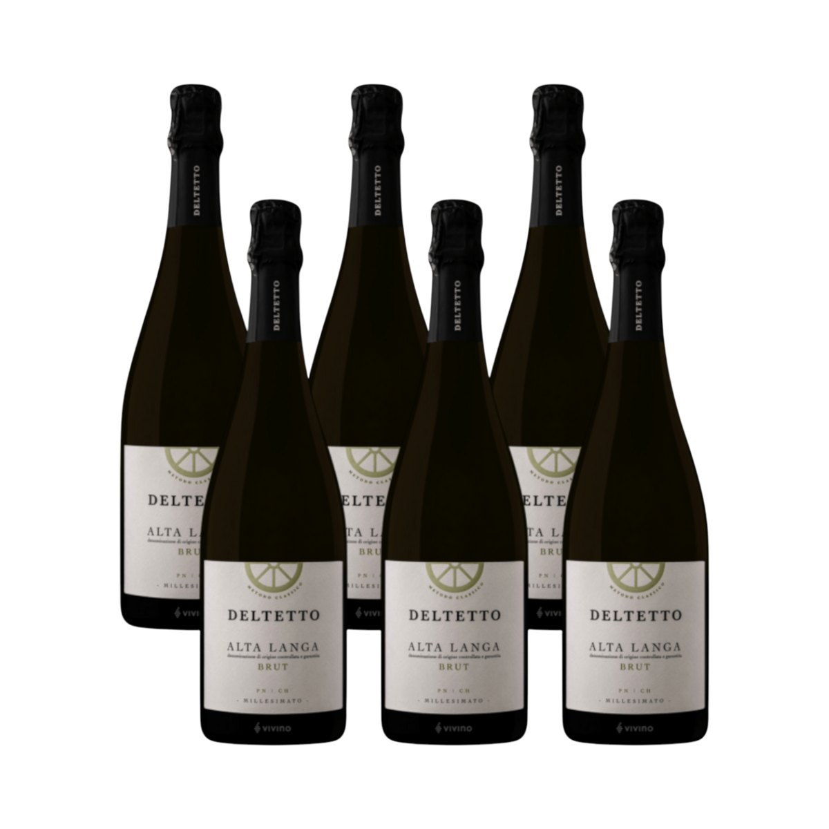 Deltetto Alta Langa Brut - kuuden pullon juhlalaatikko - hintaan 159€