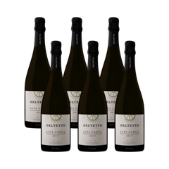 Deltetto Alta Langa Brut - kuuden pullon juhlalaatikko - hintaan 159€