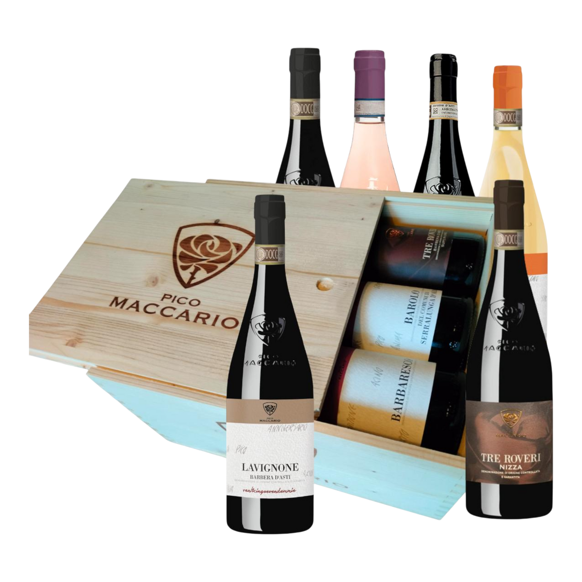 Upea maistelusetti PUULAATIKOSSA - vain €129!
